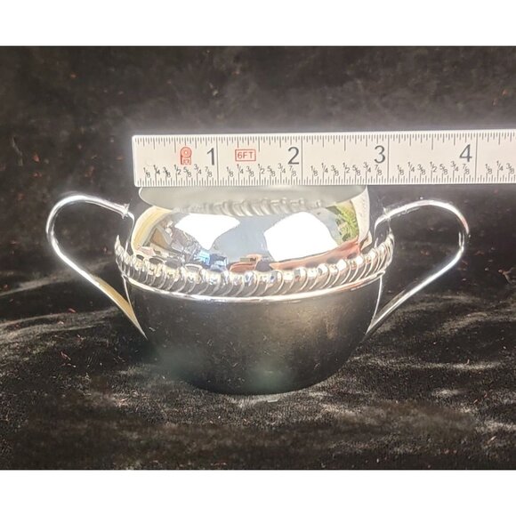 Vintage Irvinware Polished Chrome Sugar Bowl - Picture 13 of 14